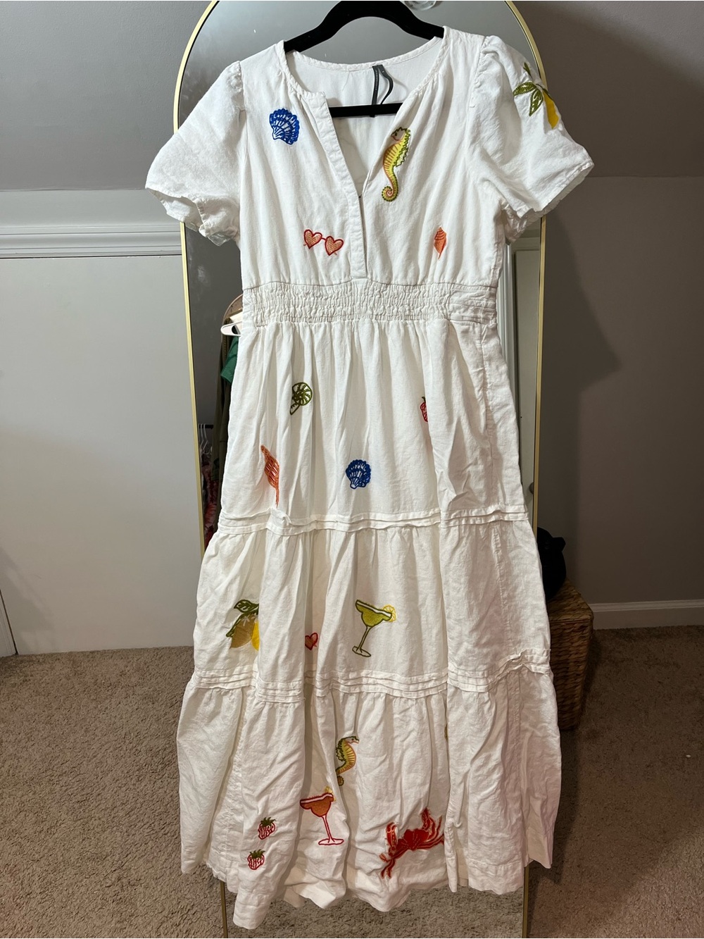 The Somerset Embroidered Maxi Dress - Picture 5 of 12